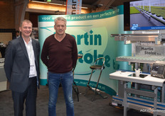 Stefaan Vandaele van Demtec en Paul van der Wielen van Martin Stolze hadden flink wat machines meegenomen.